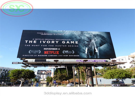 Экран СИД p 6 большой афиши на открытом воздухе со столбцом около шоссе