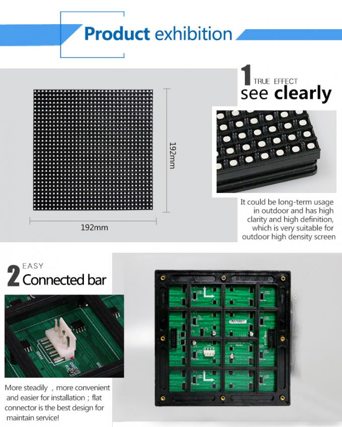 SMD P6 Наружная реклама LED дисплейная панель 4