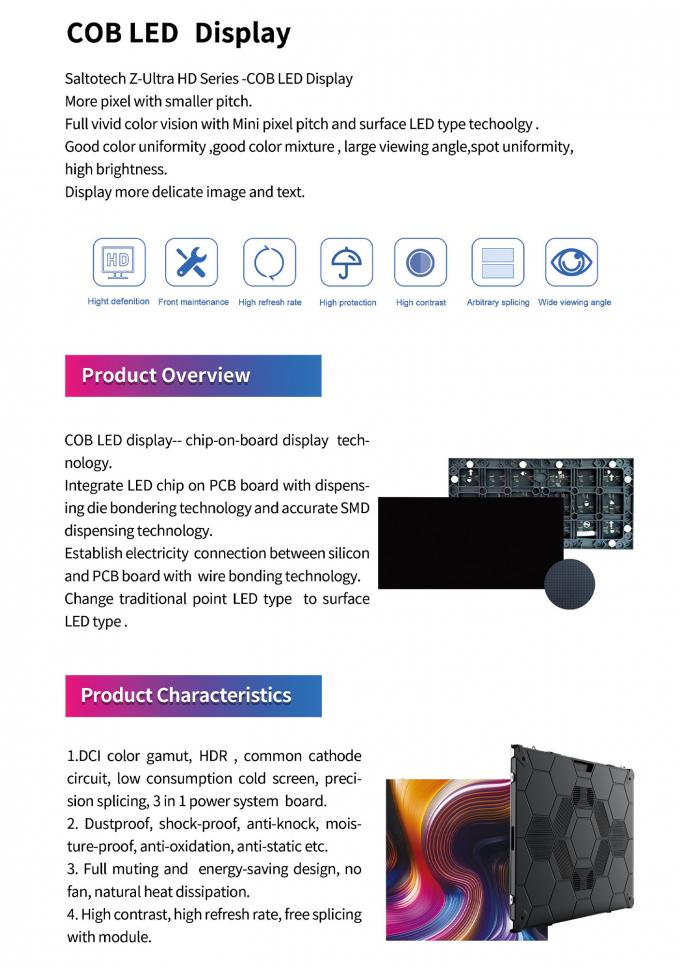 Система управления Nova Star 600*337.5 мм Сплавленный алюминиевый светодиодный экран для рекламы P0.9 P1.25 P1.56 16 9 1